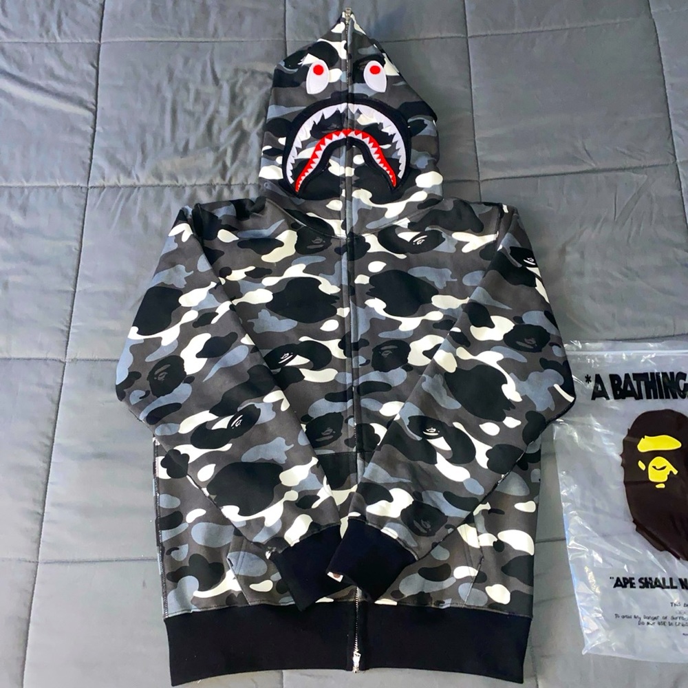 Bathing Ape Full Zip “City Camo” Hoodie (Size L)